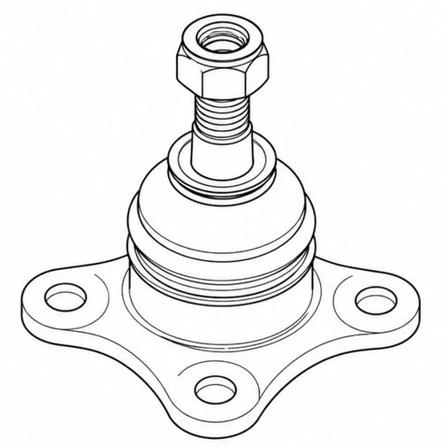 Rear Upper Left Link With Ball Joint