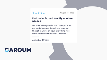 Caroum Auto Parts value to our customers