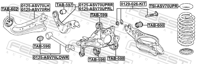 Rear Bushing, Lower Control Arm